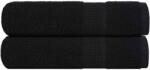 vidaXL Prosoape de mana 2 buc Negru 50x100 cm 360 g/m2 100% bumbac GartenMobel Dekor (136950) Prosop