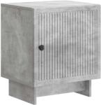 vidaXL Noptiera gri beton din lemn prelucrat, 43 x 34, 5 x 50 cm, vintage (893881)