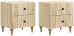 vidaXL Set 2 noptiere stejar sonoma cu 2 sertare, 43 x 34, 5 x 48 cm (894070)
