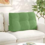 vidaXL Perna pentru spate Verde deschis 80 x 24 x 50 cm Catifea GartenMobel Dekor (42014432)