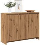 vidaXL Dulap, stejar artizanal, 102x33x75 cm, lemn prelucrat GartenMobel Dekor (856781) Comoda