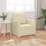 vidaXL Pat canapea Crem 74 x 77 x 81 cm tesatura GartenMobel Dekor (4106627) Canapea