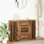 vidaXL Bufeta cu sertare Lemn vechi 100, 5x35x76 cm Lemn prelucrat GartenMobel Dekor (3328451) Comoda