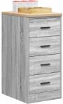 vidaXL Dulap depozitare garaj gri Sonoma 40x51x85 cm lemn masiv de pin GartenMobel Dekor (860594) Comoda