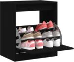 vidaXL Pantofar, negru, 60x42x69 cm, lemn compozit GartenMobel Dekor (839981) Pantofar