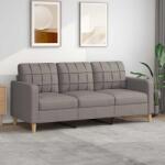 vidaXL Canapea cu 3 locuri, taupe, 180 cm, material textil GartenMobel Dekor (359106) Canapea