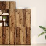 vidaXL Bufet 2 pcs Lemn vechi 80 x 42 x 185 cm GartenMobel Dekor (3365594) Comoda