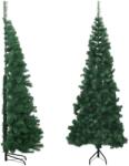 vidaXL Brad de Craciun artificial, de colt, verde, 180 cm, PVC GartenMobel Dekor (329164)