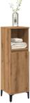 vidaXL Dulap de baie, stejar artizanal, 30x30x100 cm, lemn prelucrat GartenMobel Dekor (857112)