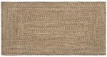 vidaXL Covor Basketweave Natural si negru 80 x 150 cm Iuta GartenMobel Dekor (42010492) Covor