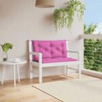 vidaXL Perne banca de gradina 2 buc. roz 100x50x7 cm textil GartenMobel Dekor (361676)