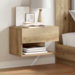 vidaXL Noptiere de perete, 2 buc. , stejar artizanal GartenMobel Dekor (856823)