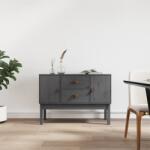 vidaXL Servanta, gri, 110x40x78 cm, lemn masiv de pin GartenMobel Dekor (823526) Comoda