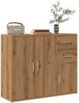 vidaXL Dulap, stejar artizanal, 91x29, 5x75 cm, lemn prelucrat GartenMobel Dekor (855907) Comoda