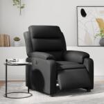 vidaXL Fotoliu rabatabil electric, negru, piele ecologica GartenMobel Dekor (3205028)