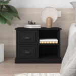 vidaXL Noptiera, negru, 60x35, 5x45 cm GartenMobel Dekor (816369)
