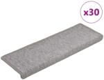 vidaXL Covorase pentru scari, 30 buc. , 65x21x4 cm, gri deschis, cu margini dreptunghiulare GartenMobel Dekor (3365768) Covor