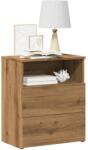 vidaXL Noptiera, stejar artizanal, 50x32x60 cm, lemn prelucrat GartenMobel Dekor (856566)