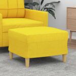 vidaXL Taburet, galben deschis, 60x50x41 cm, material textil GartenMobel Dekor (349268)