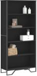 vidaXL Biblioteca, negru, 80x31x169 cm, lemn prelucrat GartenMobel Dekor (3295312) Biblioteca