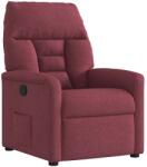 vidaXL Fotoliu rabatabil, rosu vin, material textil GartenMobel Dekor (4015545)