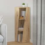 vidaXL Raft lateral Stejar Artizanal 33 x 32 x 100, 5 cm Lemn compozit GartenMobel Dekor (892426) Biblioteca