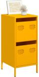 vidaXL Dulap, galben mustar, 35x39x73, 5 cm, otel laminat la rece GartenMobel Dekor (851397) Comoda