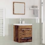 vidaXL Dulap pentru Chiuveta de Baie cu sertar Maro 42 x 39 x 52 cm GartenMobel Dekor (3415710)