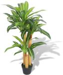vidaXL Planta Dracena artificiala cu ghiveci, 100 cm, verde GartenMobel Dekor (244451)