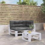 vidaXL Perne de paleti, 3 buc. , antracit, material textil GartenMobel Dekor (3217123)