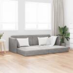 vidaXL Canapea extensibila de podea Gri deschis 213 x 70 x 77 cm GartenMobel Dekor (4106726) Canapea