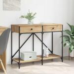 vidaXL Masa de consola cu sertar Stejar Artizanal 100 x 39 x 78, 5 cm GartenMobel Dekor (882807)