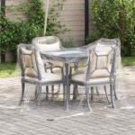 vidaXL Prelata transparenta cu ochiuri 2x3 m PVC GartenMobel Dekor (4018592)