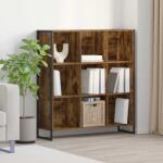 vidaXL Dulap pentru carti Stejar fumuriu 99.5 x 30 x 108.5 cm GartenMobel Dekor (886524) Biblioteca