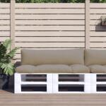 vidaXL Perne de paleti, 2 buc. , gri taupe, material textil GartenMobel Dekor (360930)