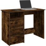 vidaXL Birou, stejar afumat, 102x50x75 cm, lemn compozit GartenMobel Dekor (860467)