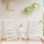 vidaXL Perne de scaun, model frunze, 2 buc. , 40x40x4 cm, textil GartenMobel Dekor (361020)
