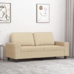 vidaXL Canapea cu 2 locuri, crem, 140 cm, material textil GartenMobel Dekor (359393) Canapea