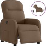 vidaXL Fotoliu rabatabil electric, maro, material textil GartenMobel Dekor (3302956)