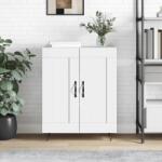 vidaXL Servanta, alb, 69, 5x34x90 cm, lemn compozit GartenMobel Dekor (830188) Comoda