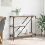vidaXL Masa de consola Stejar Artizanal 88, 5 x 30 x 75 cm GartenMobel Dekor (882800)