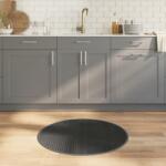 vidaXL Covor rotund, gri, 80 cm, bambus GartenMobel Dekor (376982) Covor