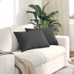 vidaXL Perne pentru canapea 2 pcs Gri închis 60 x 40 cm GartenMobel Dekor (42013689)