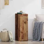 vidaXL Bufet cu sertar Lemn vechi 30 x 42.5 x 93 cm Lemn compozit GartenMobel Dekor (868749) Comoda