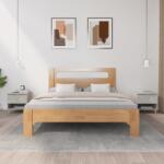 vidaXL Noptiere, 2 buc. , gri beton, 50x46x50 cm, lemn prelucrat GartenMobel Dekor (819541)