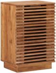 vidaXL Noptiera din lemn masiv de acacia, 3 sertare, 40x30x60 cm, natur (42020059)