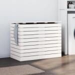 vidaXL Cos de rufe, alb, 88, 5x44x66 cm, lemn masiv de pin GartenMobel Dekor (832320)