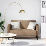 vidaXL Canapea cu doua paturi Cappuccino 110 cm piele artificiala GartenMobel Dekor (4100540) Canapea