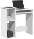 vidaXL Birou cu rafturi, alb, 84x40x78 cm, PAL GartenMobel Dekor (860445)