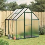 vidaXL Sere cu cadru de baza, verde, 169x169x195 cm, aluminiu GartenMobel Dekor (4005829)